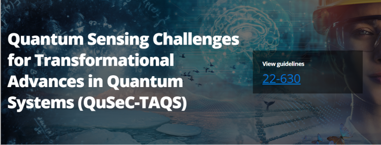 New NSF Solicitation for Quantum Sensing - National Quantum Initiative