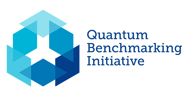 Decorative image of the quantum benchmarking initiative logo.