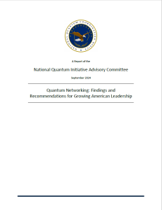 Image of the front page of the report. 